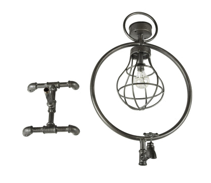 Solar-Leuchte ANJA Metall antik Look schwarz Solarlampe Solar Lampe Garten Deko