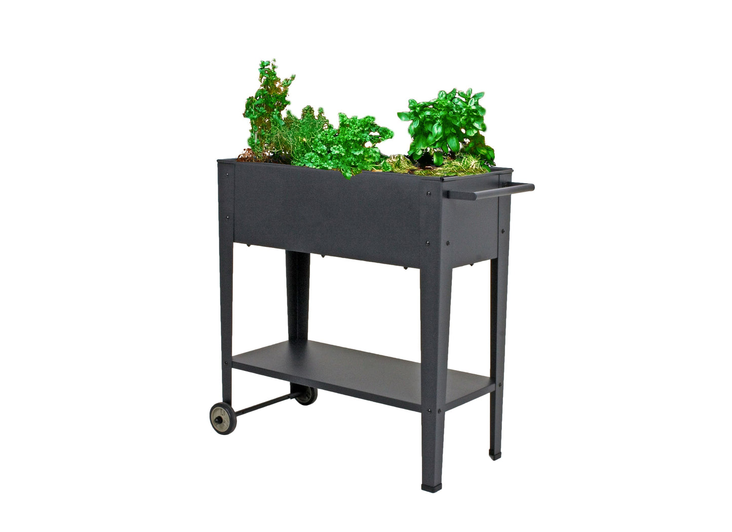 Metall Hochbeet Gartenbeet Gemüsebeet Pflanzbeet Pflanzkasten Blumenbeet mobil