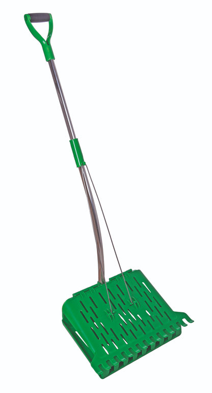 LAUBFIX Pro Laubbesen Laubrechen Laubharke Garten Harke Besen Laubsammler