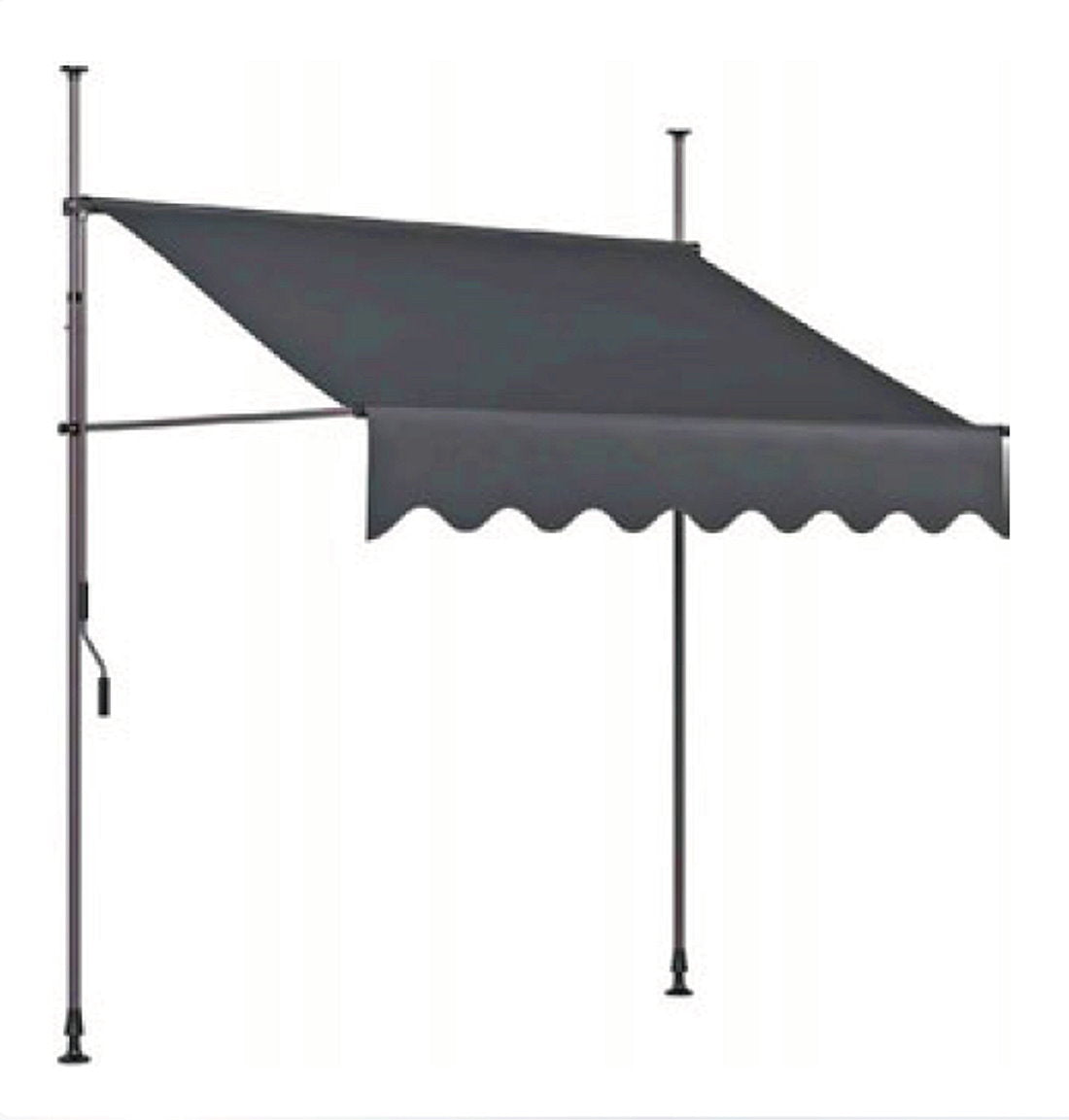 Klemmmarkise 300x300cm Markise Sonnenschutz Garten Outdoor Balkon Terrasse