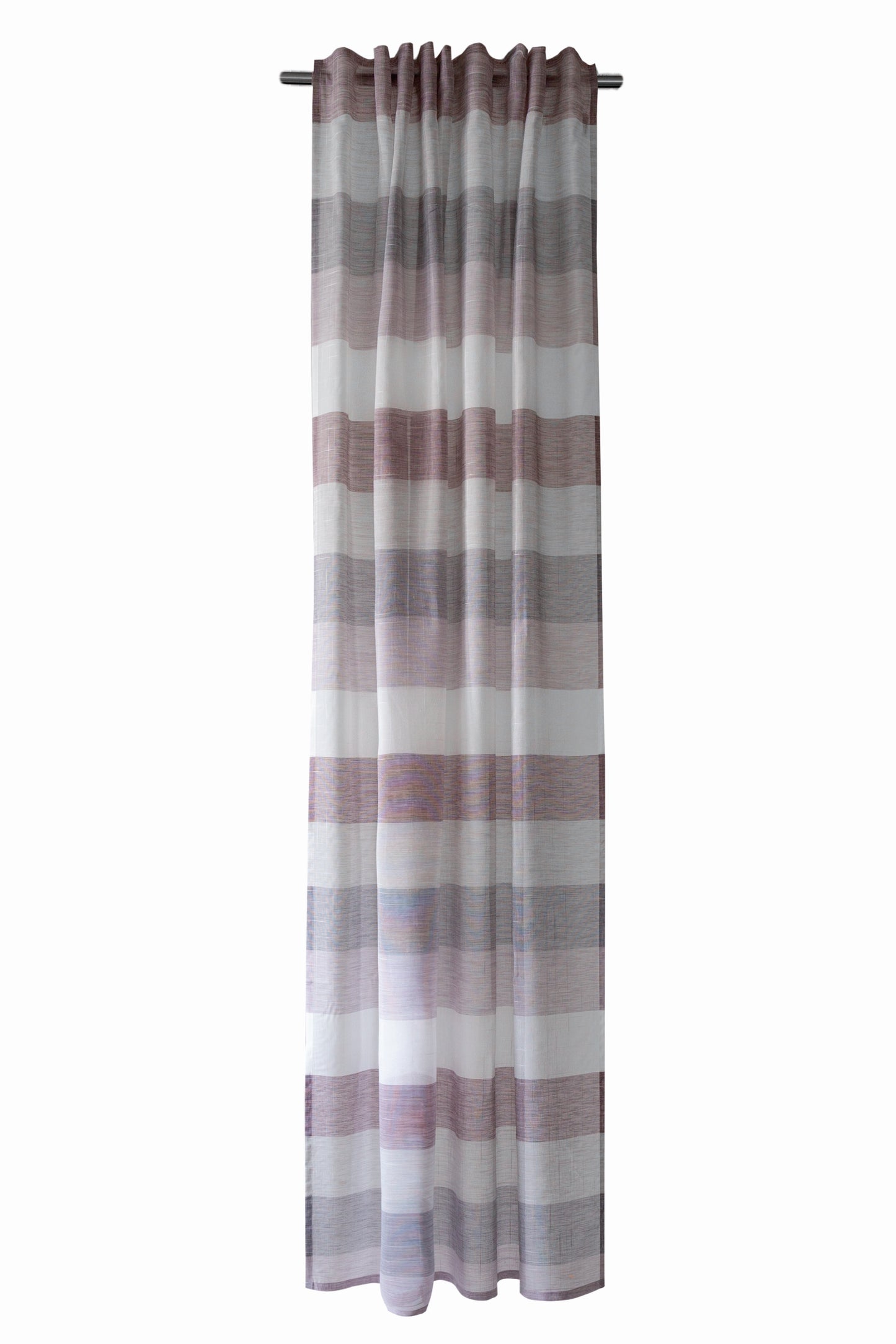 Homing Schlaufenschal Kadin 140x245 Vorhang Wohnzimmer transparent beere Deko
