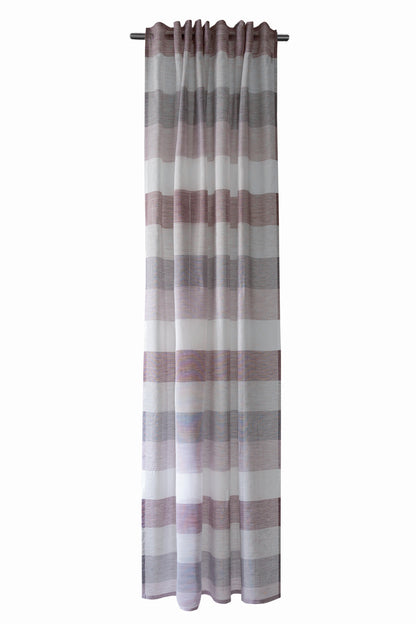 Homing Schlaufenschal Kadin 140x245 Vorhang Wohnzimmer transparent beere Deko