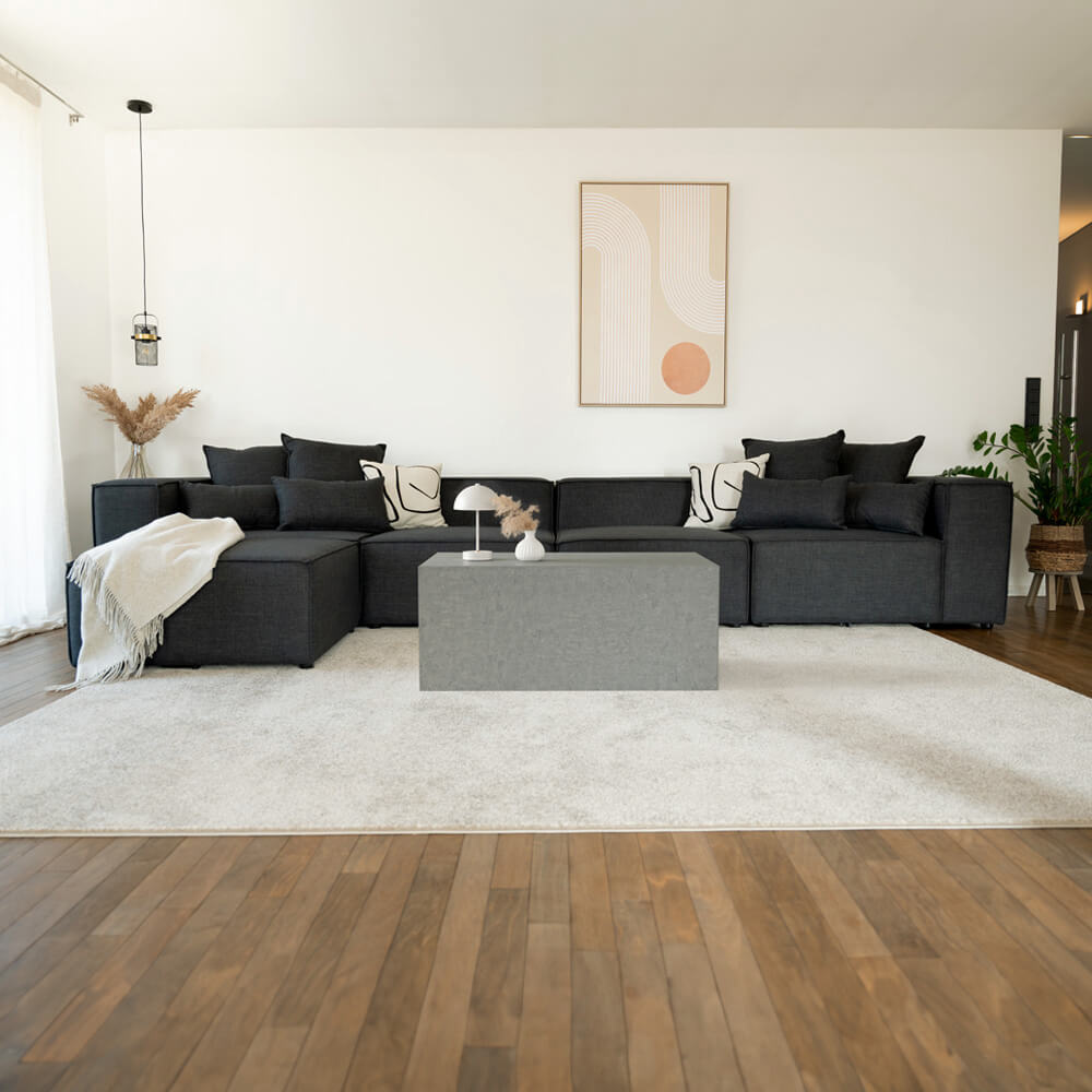 Modulares Sofa Cozy XL 414x207cm Wohnlandschaft Sofa Couch Wohnzimmer Garnitur