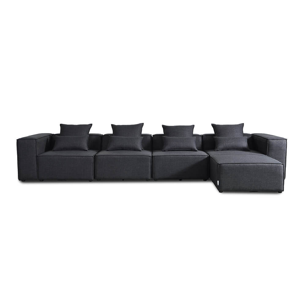 Modulares Sofa Cozy XL 414x207cm Wohnlandschaft Sofa Couch Wohnzimmer Garnitur