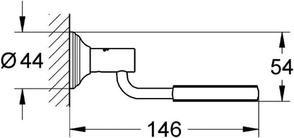 Grohe Essentials Chrom Halter für Seifenschale Haartrockner Becher Seifenspender