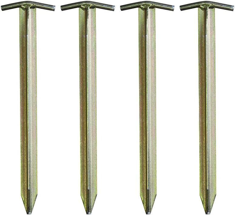 CAMPAIR T-Profil Zelt-Heringe 4er Set Heringe Camping Outddor Zeltheringe