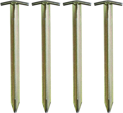 CAMPAIR T-Profil Zelt-Heringe 4er Set Heringe Camping Outddor Zeltheringe