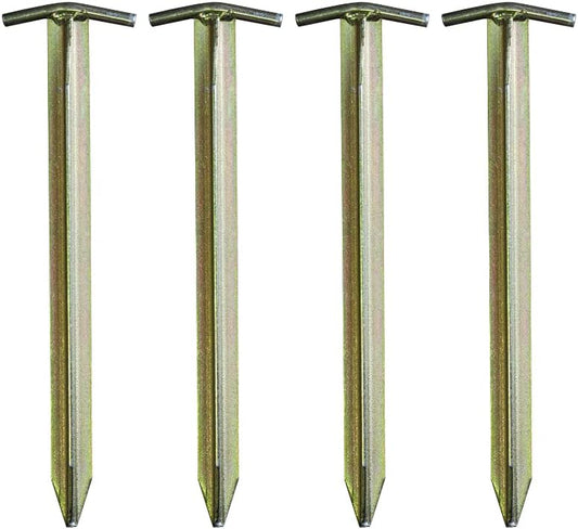 CAMPAIR T-Profil Zelt-Heringe 4er Set Heringe Camping Outddor Zeltheringe