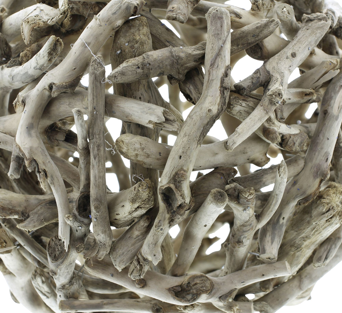 Kugel Treibholz 30cm Deko natur Holz Gartenkugel Holzkugel Treibholzkugel Garten