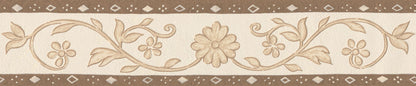 A.S. Création Blumen Braun 524171 Wandtapete Papiertapete Rolle Borte Bordüre
