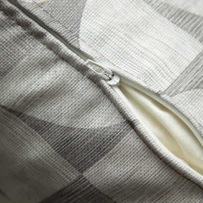 Homing Kissenhülle Copenhagen 45x45 taupe Kissen Bezug Wohnzimmer Geometrisch