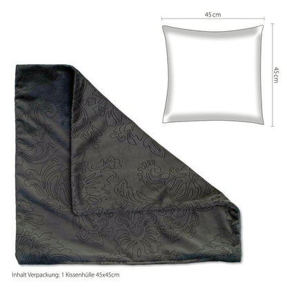 Homing Kissenhülle London 45x45 pebble Kissen Bezug Wohnzimmer Deko Geometrisch