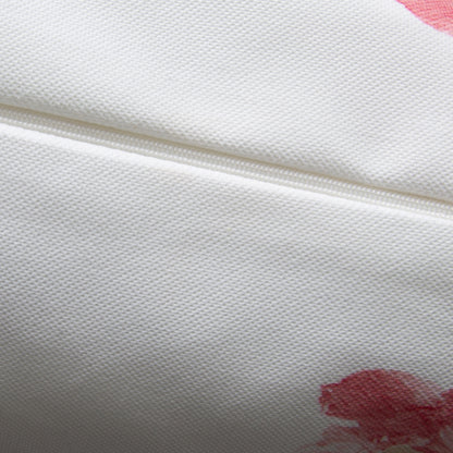 Homing Kissenhülle Kirschblüte 45x45 weiss Kissen Bezug Wohnzimmer Geblümt Deko