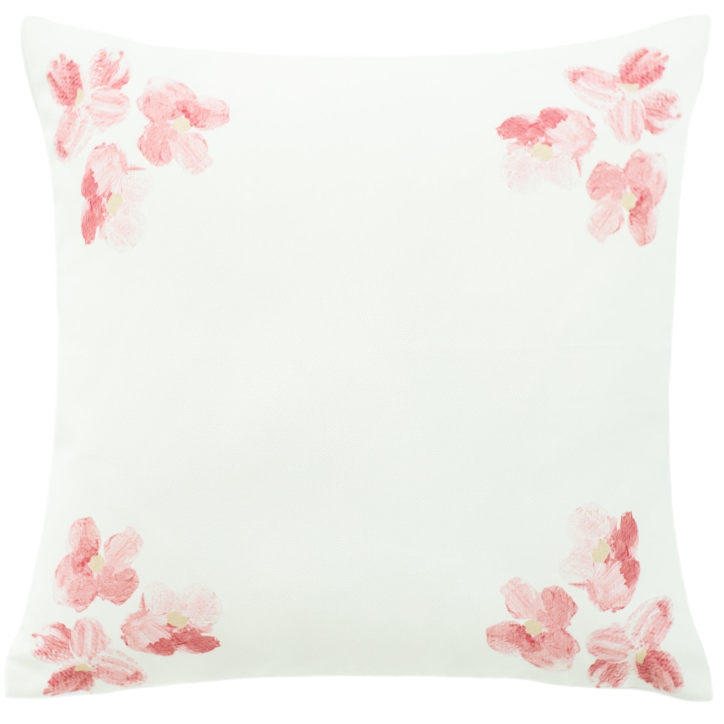 Homing Kissenhülle Kirschblüte 45x45 weiss Kissen Bezug Wohnzimmer Geblümt Deko