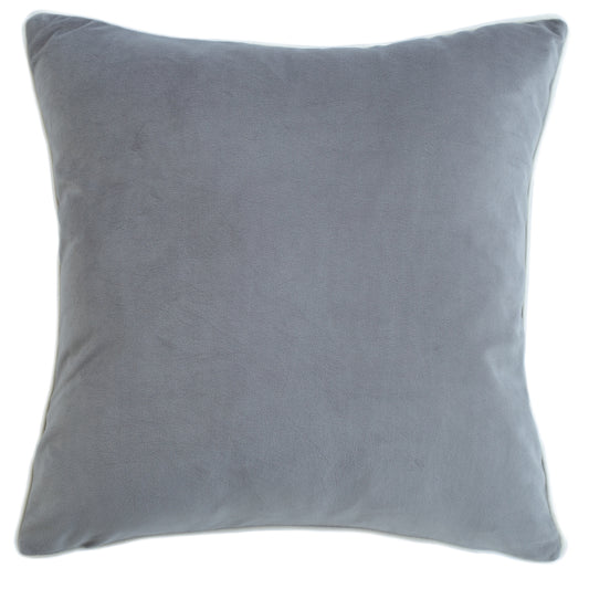 Homing Kissenhülle Mirja 45x45 silber Kissen Bezug Wohnzimmer Kissen Uni Deko