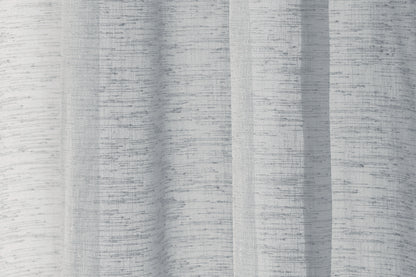 HOMING Schlaufenschal verdeckt Oskar 140x245 Vorhang Wohnzimmer transparent aqua