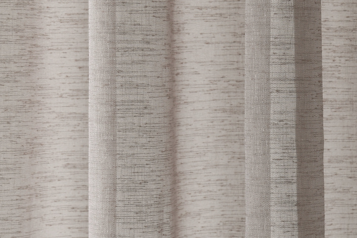 HOMING Schlaufenschal Oskar 140x245 Vorhang Wohnzimmer transparent taupe Deko