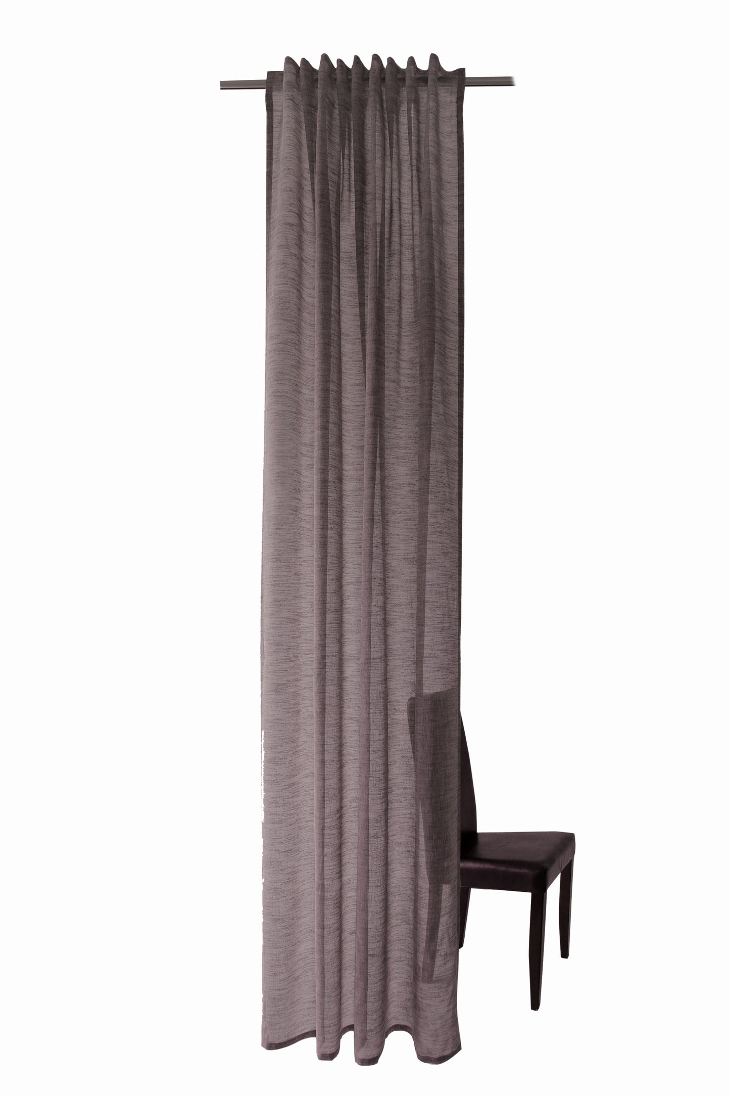 HOMING Schlaufenschal Oskar 140x245 Vorhang Wohnzimmer transparent berry Deko