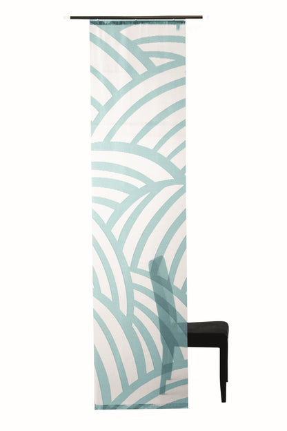 Homing Flächenvorhang Lukas 60x245cm petrol Vorhang Wohnzimmer Schlafzimmer