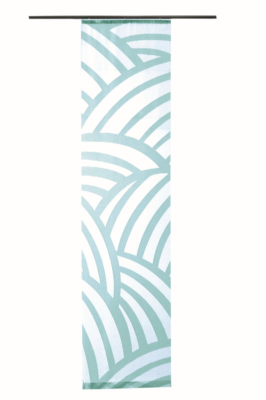 Homing Flächenvorhang Lukas 60x245cm petrol Vorhang Wohnzimmer Schlafzimmer