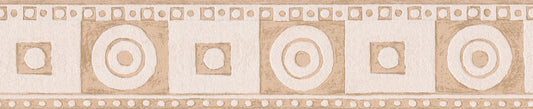 A.S. Création geometrisch Tapete Beige 543578 Wandtapete Vinyl Borte Bordüre