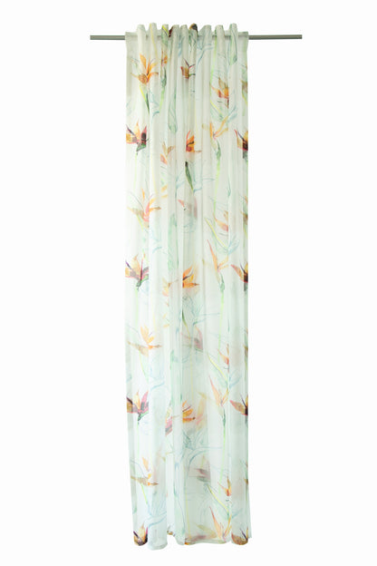 Homing Schlaufenschal Lycka 140x245 Vorhang Wohnzimmer transparent multicolor