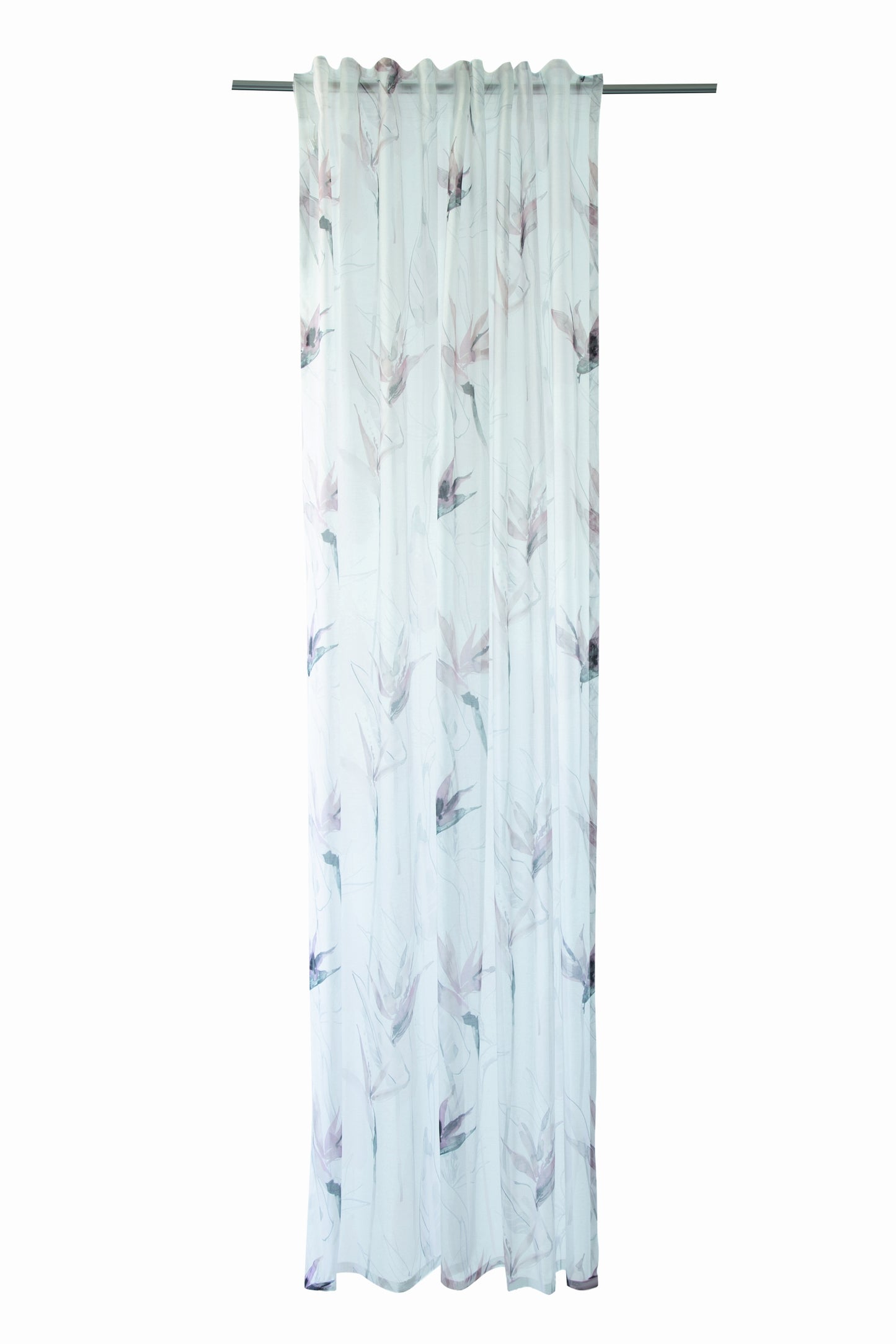 Homing Schlaufenschal Lycka 140x245 Vorhang Wohnzimmer transparent mauve Deko