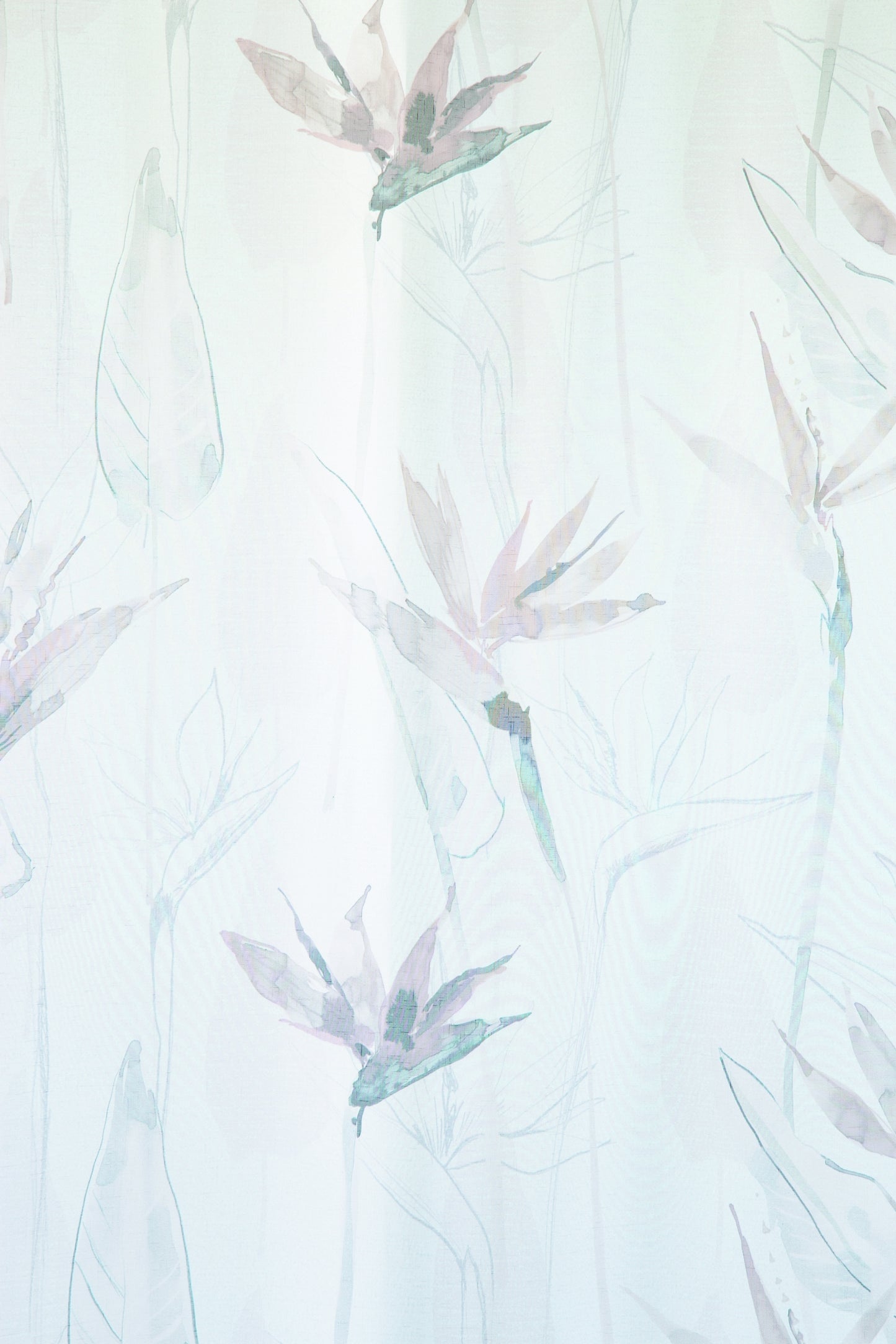 Homing Schlaufenschal Lycka 140x245 Vorhang Wohnzimmer transparent mauve Deko