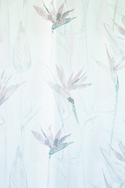 Homing Schlaufenschal Lycka 140x245 Vorhang Wohnzimmer transparent mauve Deko