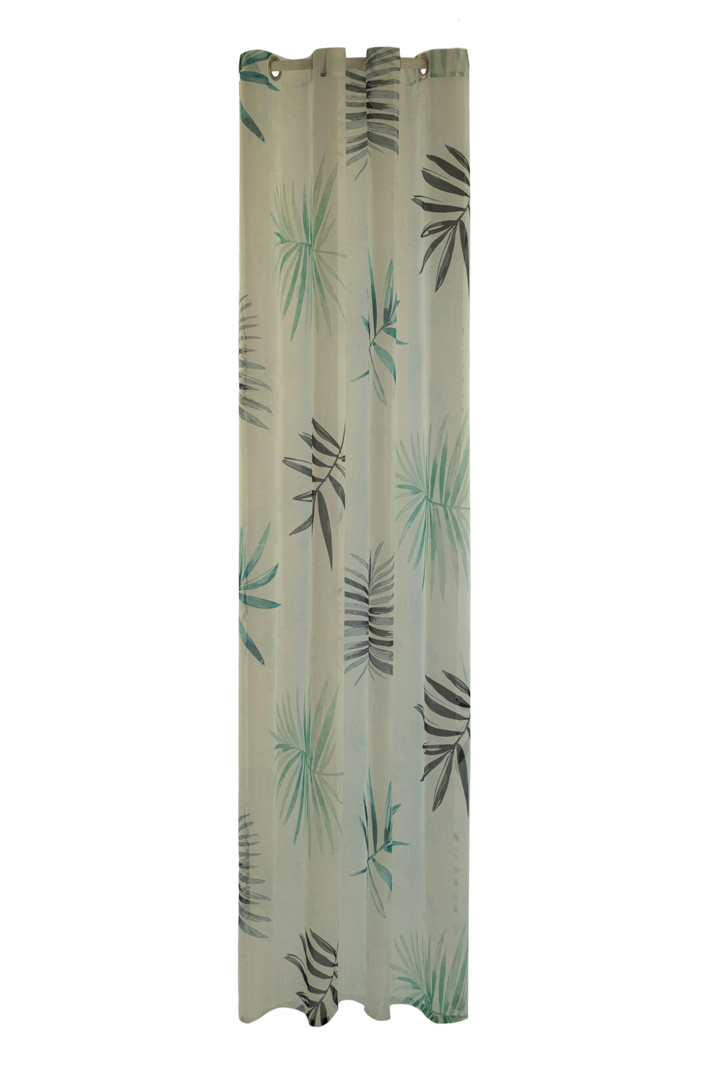 Homing Ösenschal Jane 140x245cm grün-petrol Vorhang Wohnzimmer Schlafzimmer