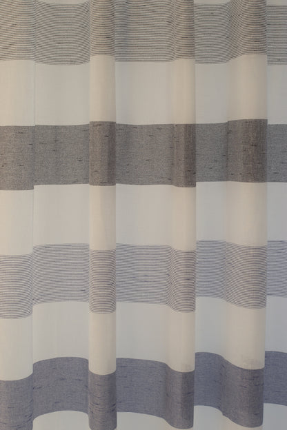 Homing Schlaufenschal Jaron 140x245 Vorhang Wohnzimmer halbtransparent blau