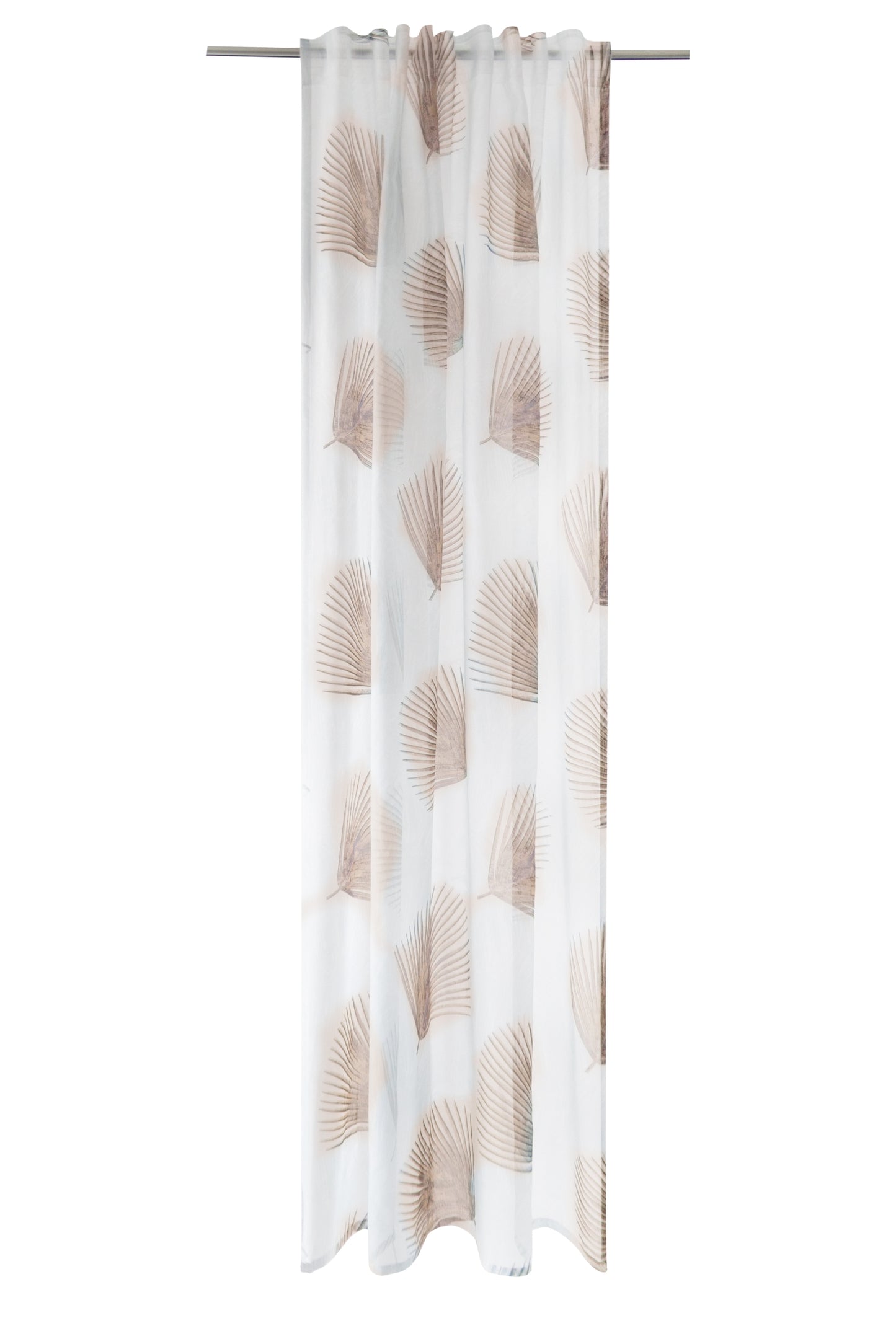 Homing Schlaufenschal Garvin 140x245 Vorhang Wohnzimmer transparent ziegel Deko