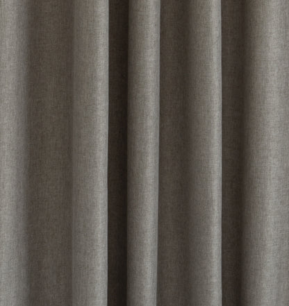 Homing Schlaufenschal 140x245 Vorhang Wohnzimmer Schlafzimmer blickdicht taupe