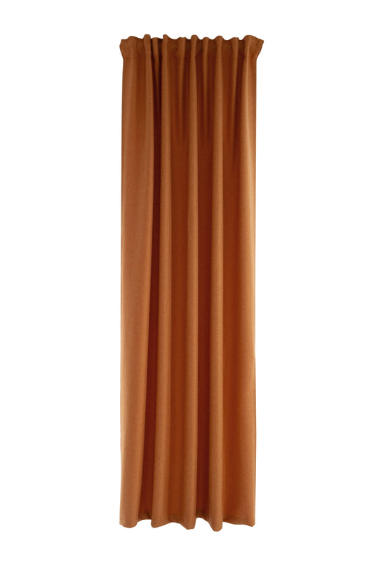 Homing Schlaufenschal 140x245 Vorhang Wohnzimmer Schlafzimmer blickdicht ziegel