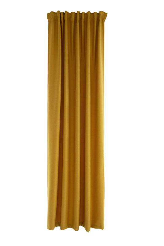 Homing Schlaufenschal 140x245 Vorhang Wohnzimmer Schlafzimmer blickdicht safran