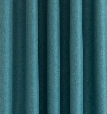 Homing Schlaufenschal 140x245 Vorhang Wohnzimmer Schlafzimmer blickdicht petrol