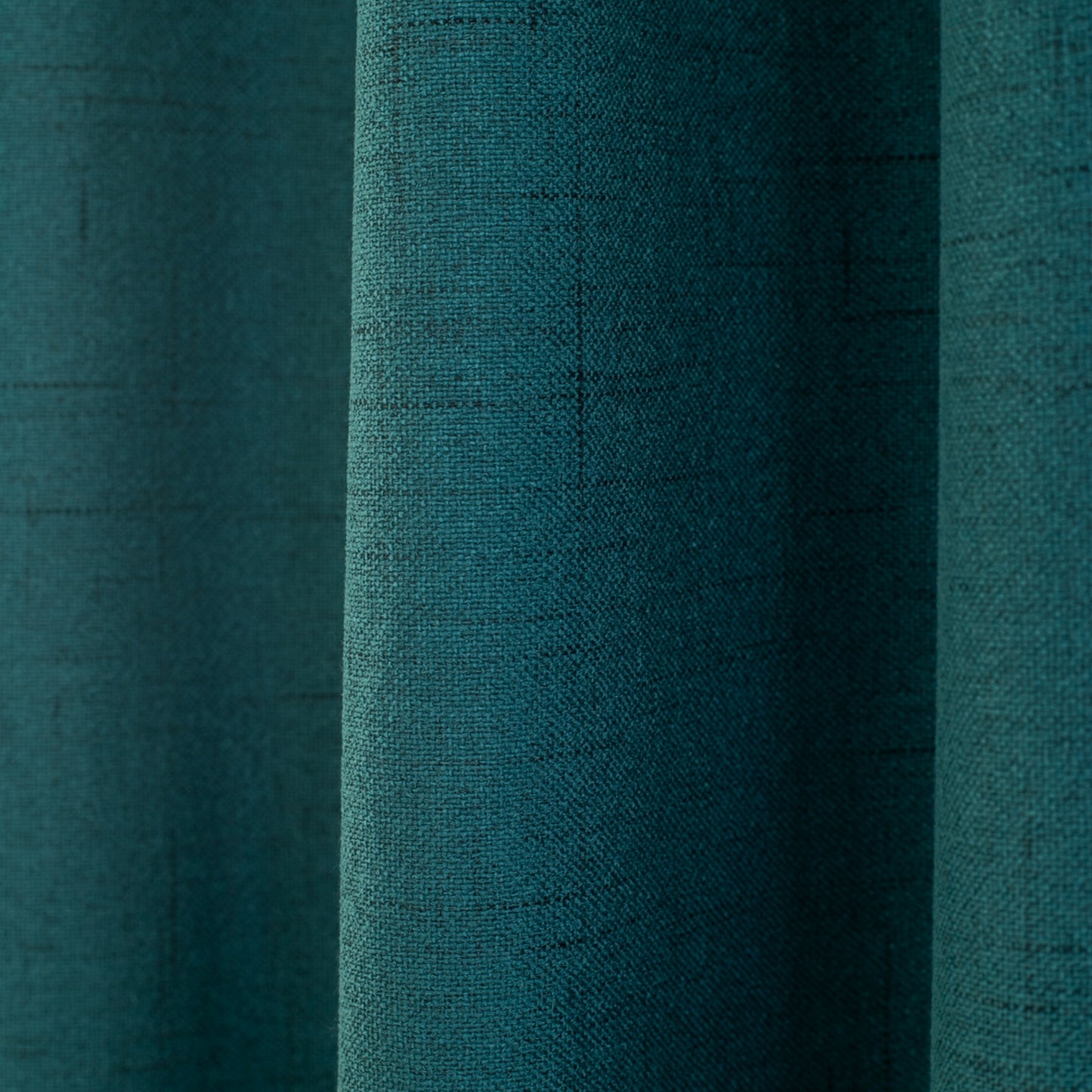 Homing Verdeckter Schlaufenschal Kjell 140x245 cm petrol Vorhang Wohnzimmer