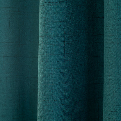 Homing Verdeckter Schlaufenschal Kjell 140x245 cm petrol Vorhang Wohnzimmer
