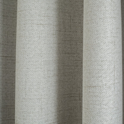 Homing Schlaufen Schal verdeckt Kjell 140x175cm weiß Vorhang Vorhänge blickdicht