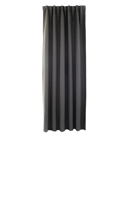Homing Verdeckter Schlaufenschal Kjell 140x175 cm antrazit Vorhang Wohnzimmer