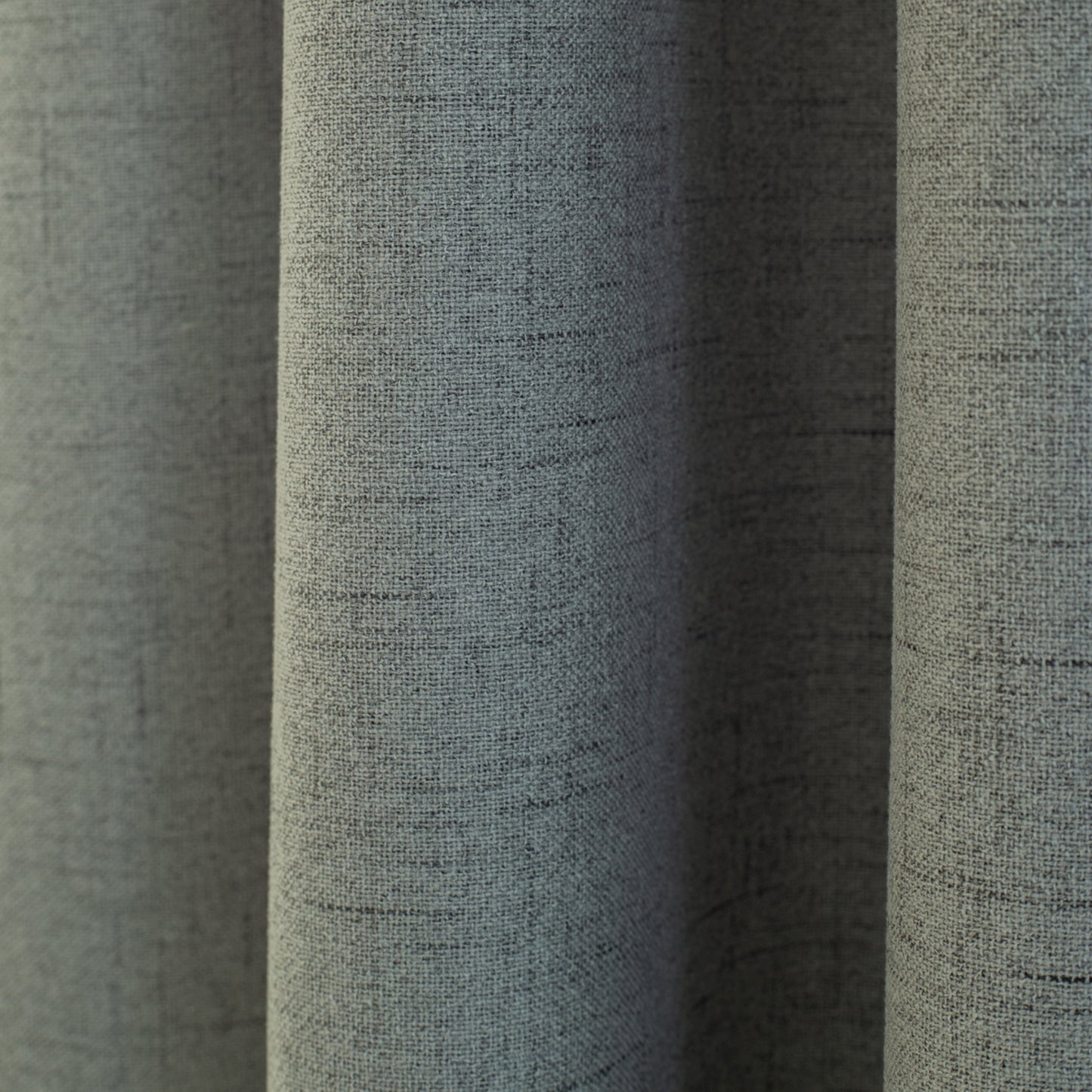 Homing Schlaufen Schal verdeckt Kjell 140x175cm grau Vorhang Vorhänge blickdicht