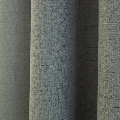 Homing Schlaufen Schal verdeckt Kjell 140x175cm grau Vorhang Vorhänge blickdicht