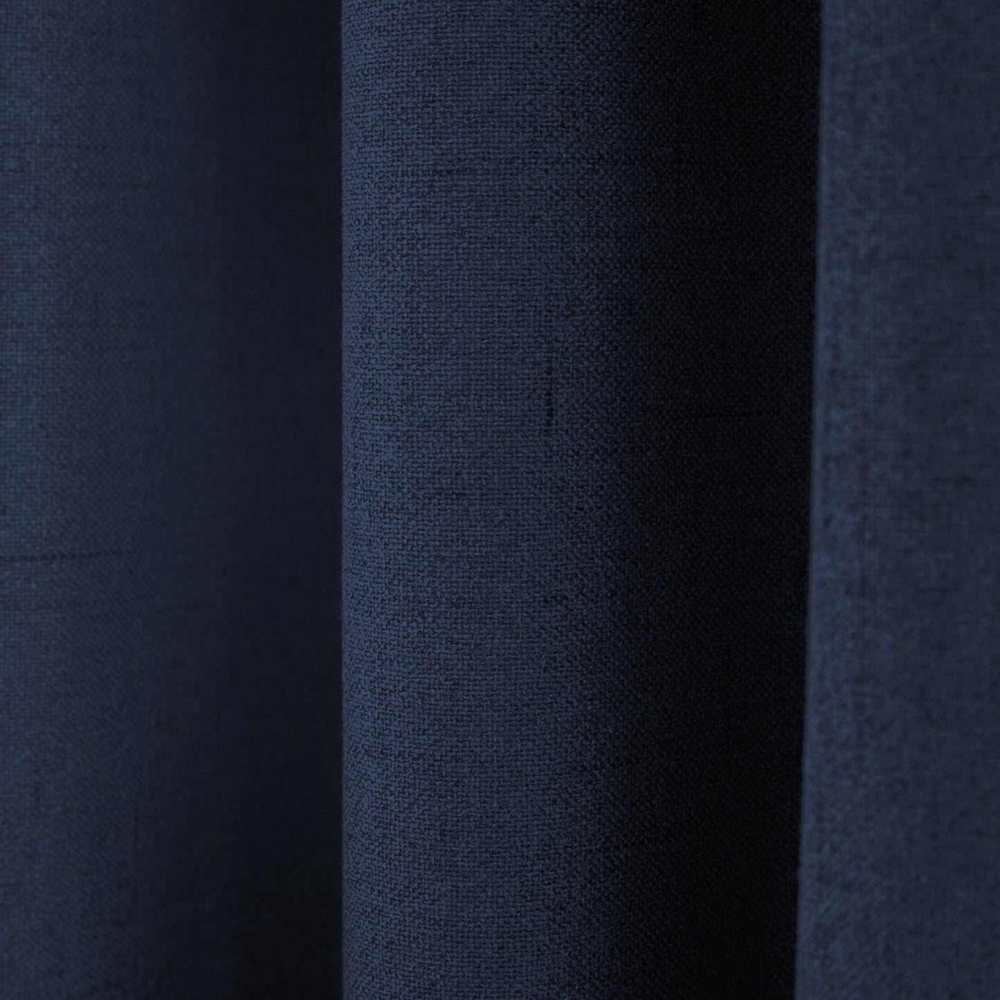 Homing Schlaufen Schal verdeckt Kjell 140x175cm blau Vorhang Vorhänge blickdicht