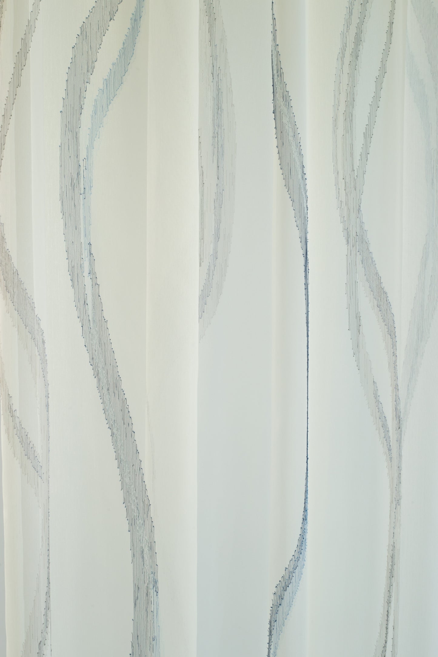 Homing Verdeckter Schlaufenschal 140x245cm blau Vorhang Wohnzimmer Schlafzimmer