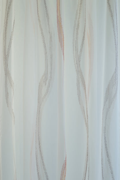 Homing Verdeckter Schlaufenschal 140x245cm ziegel Vorhang Gardine Wohnzimmer