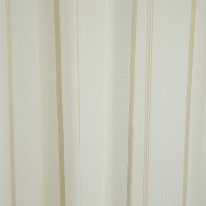 Homing Verdeckter Schlaufenschal 140x245cm creme Vorhang Wohnzimmer Schlafzimmer