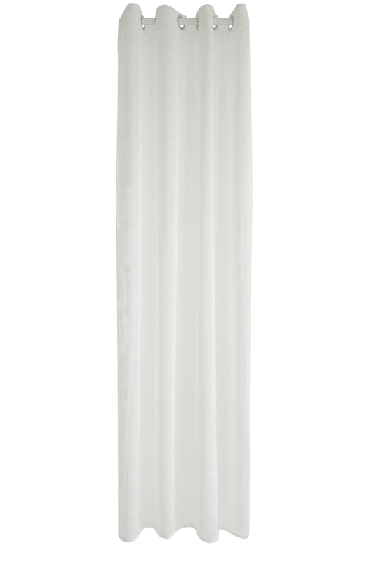 Homing Ösenschal Levi 140x245cm weiß Vorhang Vorhänge Schlafzimmer lichfilternd