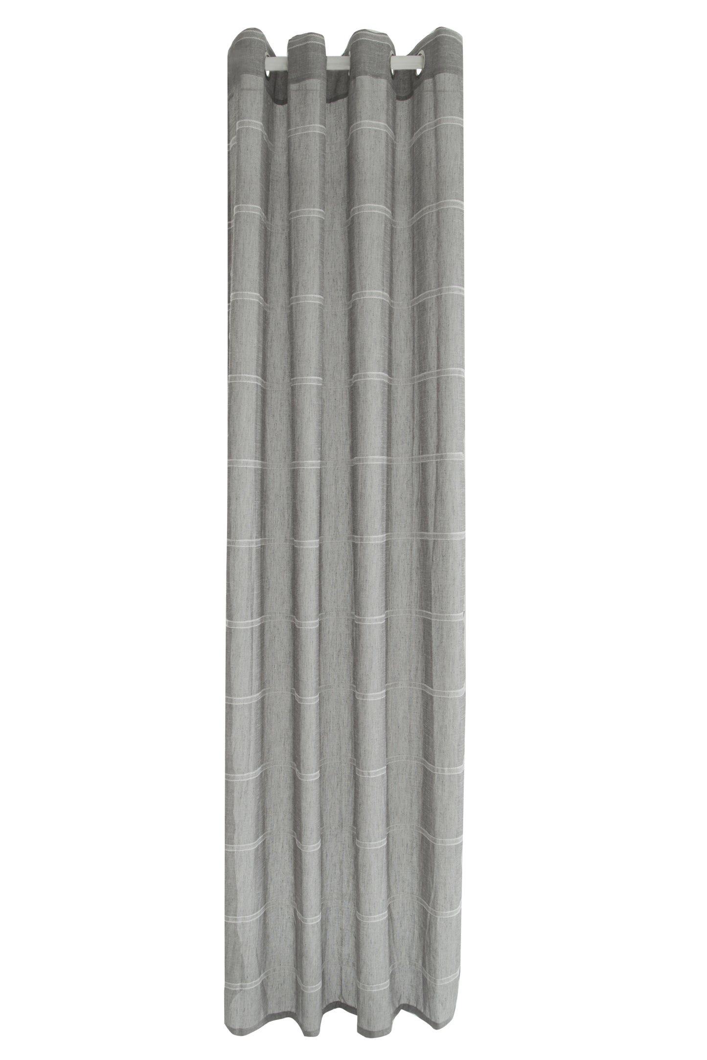 Homing Ösenschal Levi 140x245cm grau Vorhang Vorhänge Schlafzimmer lichfilternd