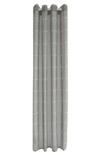 Homing Ösenschal Levi 140x245cm grau Vorhang Vorhänge Schlafzimmer lichfilternd