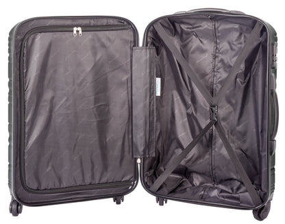 3tlg Reisekoffer Trolley Hartschale Koffer Set Travel Kofferset Rollen 360°
